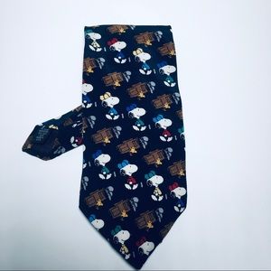 Peanuts Snoopy Woodstock Caddie Tie 100% Silk UFS